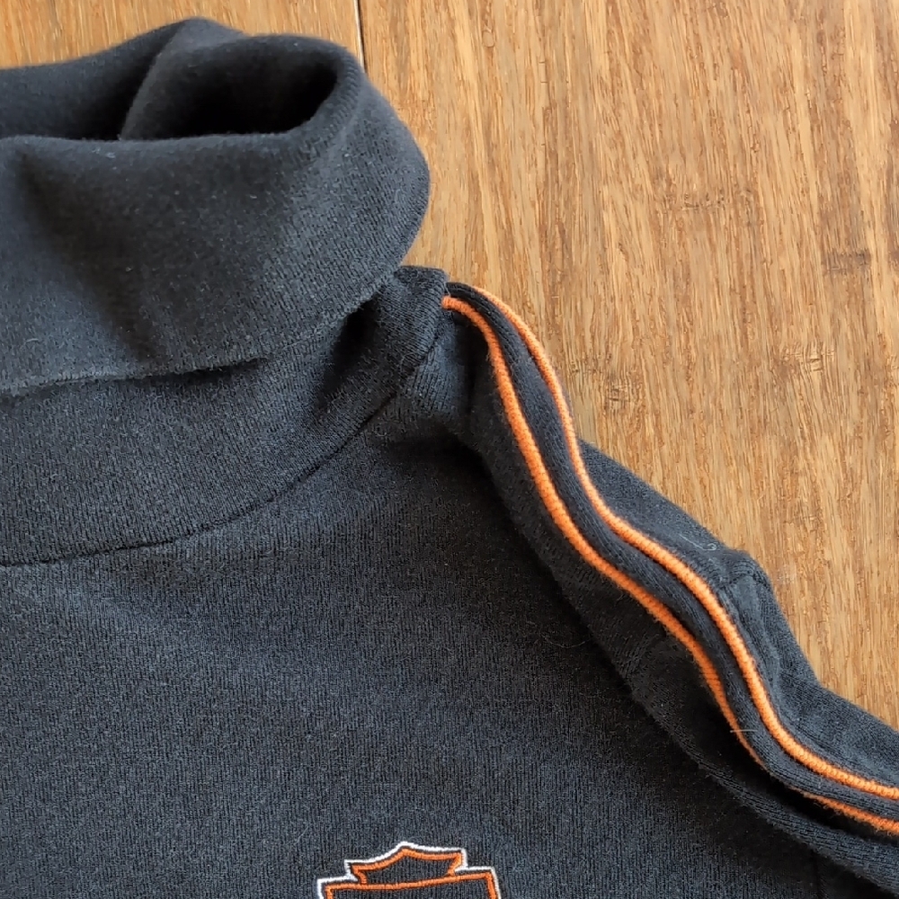 Harley-Davidson Black and Orange Graphic Long Sleeve - Picture 9 of 11
